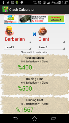 Calculator for Clash, Memudahkan Anda Mengatur Strategi pada Game Clash of Clans 